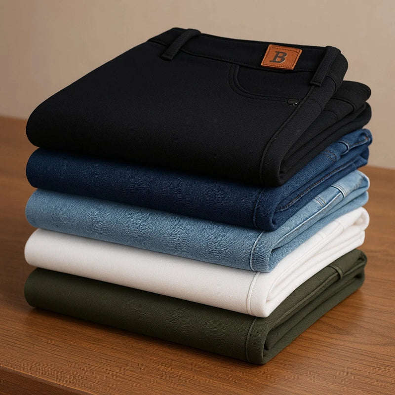 |Leve 5, Pague Só 3| Kit de Calças Femininas Skinny Liana de Cintura Alta em Veludo com Poliéster, Elastano & Spandex