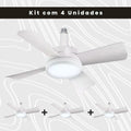 💡 Luminária Ventilador LED 2 em 1 – Potência e Conforto no Seu Ambiente!