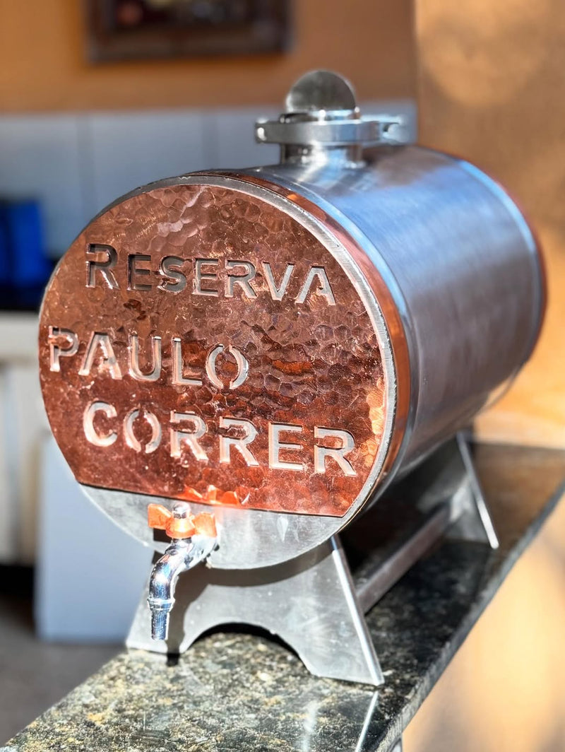 Barril de Cachaça e Destilados – Inox, Cobre | De 5L a 30L | Personalizável