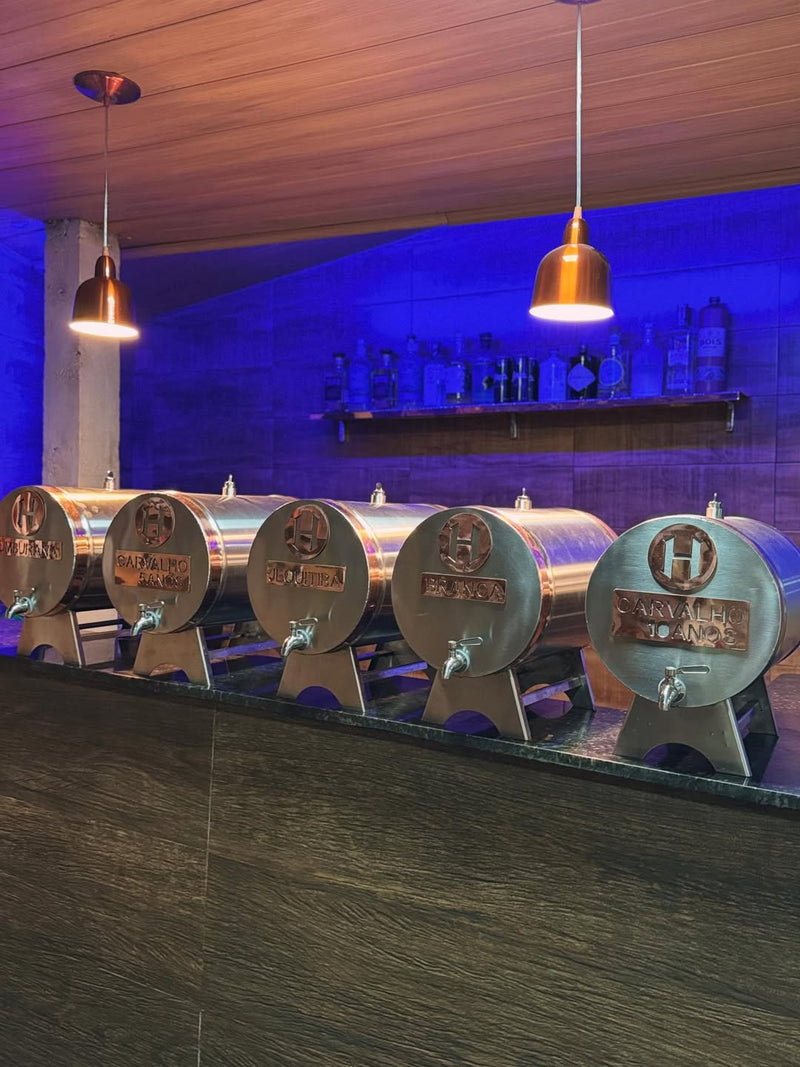 Barril de Cachaça e Destilados – Inox, Cobre | De 5L a 30L | Personalizável
