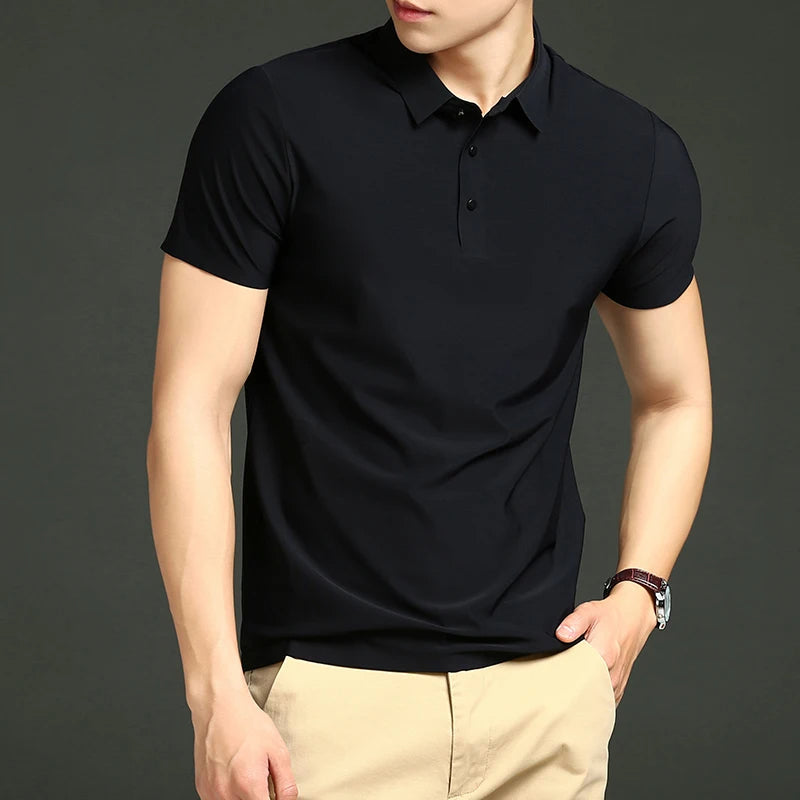 Camisas Polo em Tecido Premium Ice Silk! |COMPRE 3 & LEVE 5|