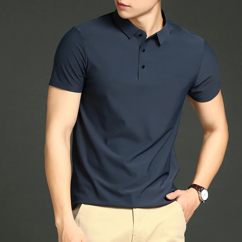 Camisas Polo em Tecido Premium Ice Silk! |COMPRE 3 & LEVE 5|