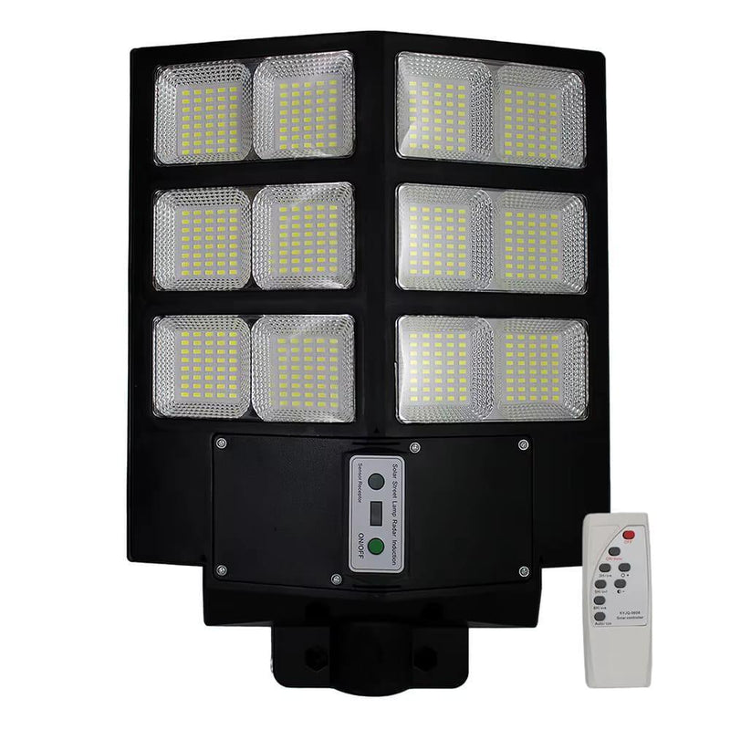 Luminária LED Solar para Chácaras, Quintal, Comércio e Ruas - Parede ou Poste (Cópia)