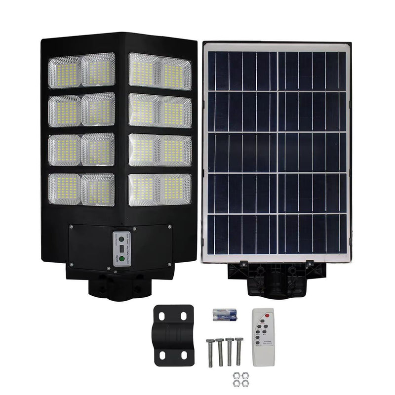 Luminária LED Solar para Chácaras, Quintal, Comércio e Ruas - Parede ou Poste (Cópia)