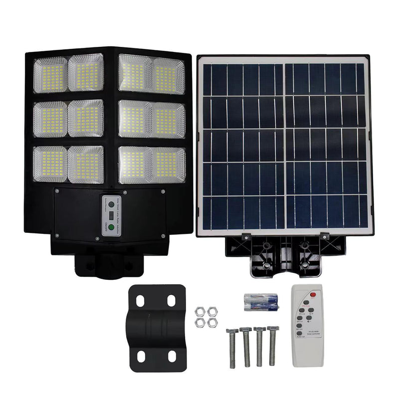 Luminária LED Solar para Chácaras, Quintal, Comércio e Ruas - Parede ou Poste (Cópia)